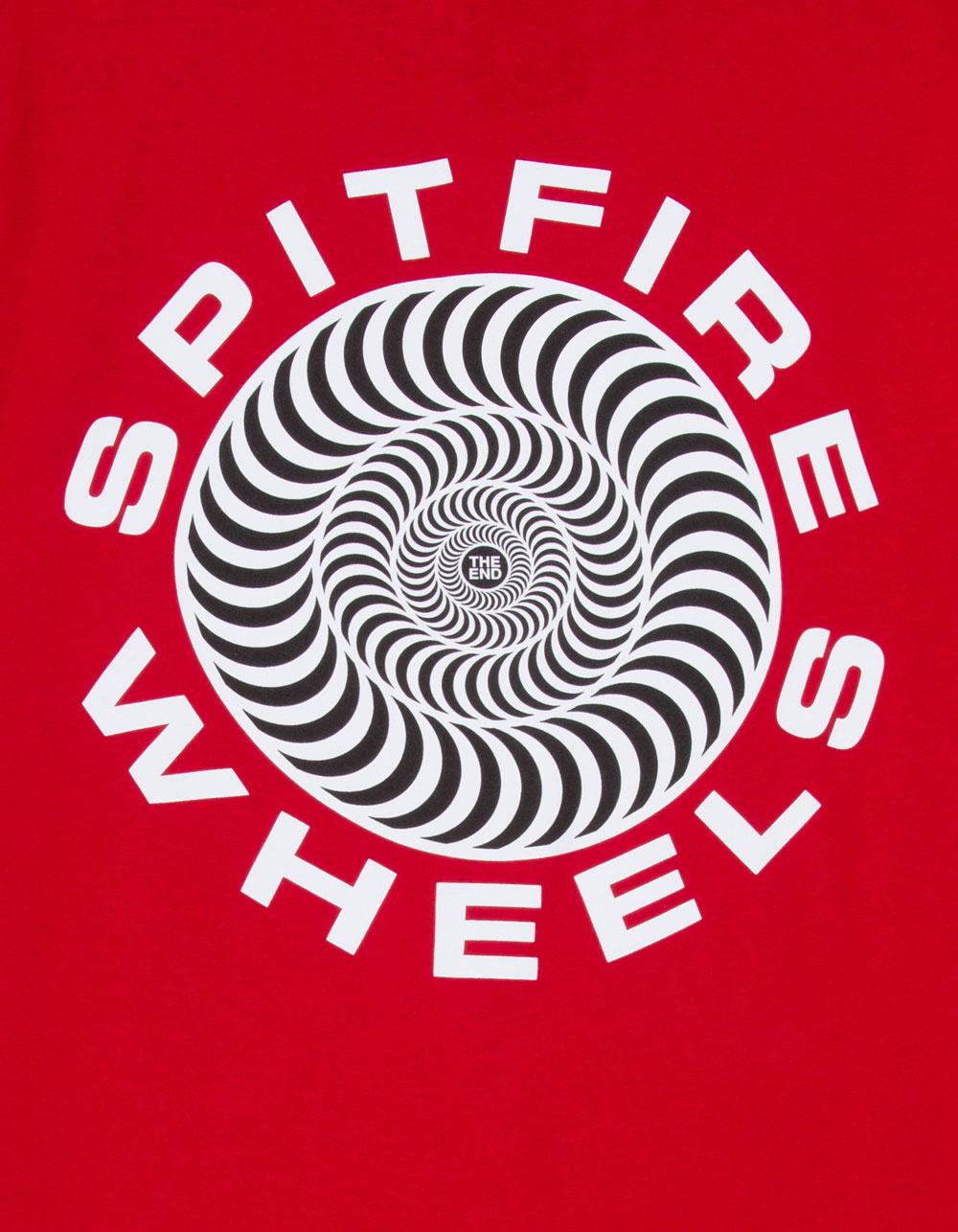 SPITFIRE Classic 87 Swirl Mens Tee - RED