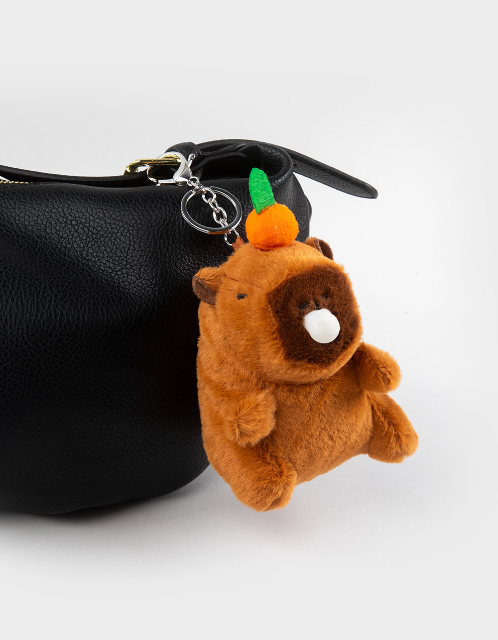 FULL TILT Capybara Bubble Plush Bag Charm - BROWN
