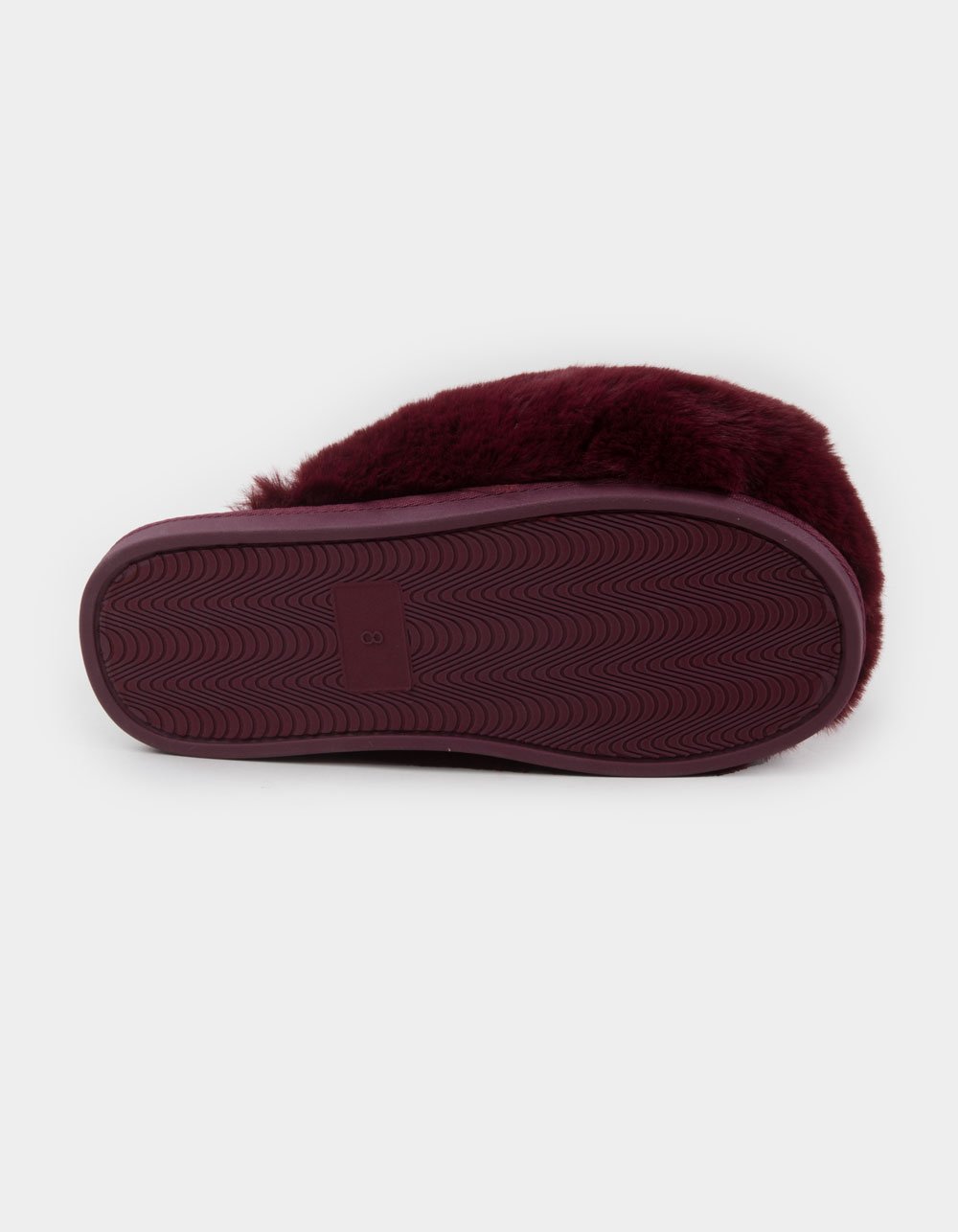 TOP MODA Poof Womens Slippers - WINE