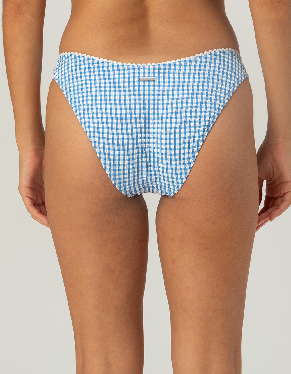 BILLABONG Mini Wave Check Hipster Bikini Bottoms - BLUE