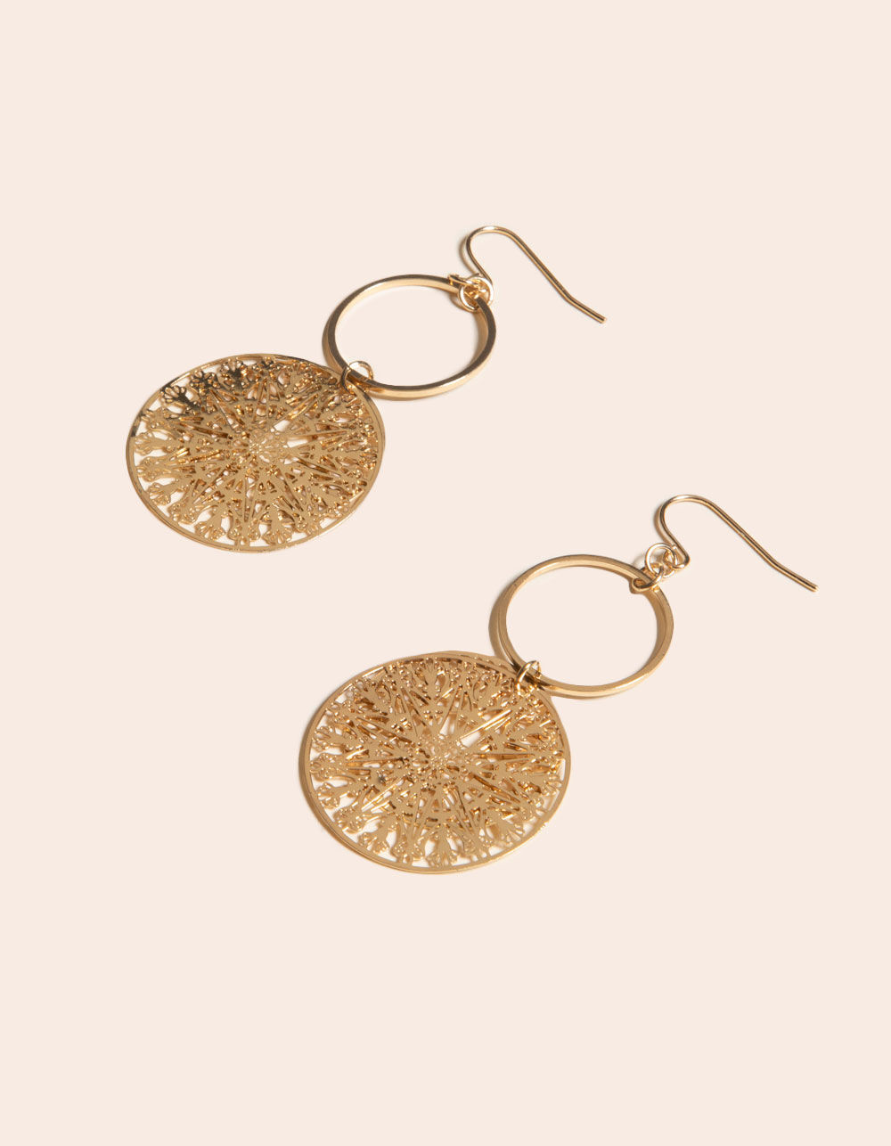 WEST OF MELROSE Filigree Round Earrings image number 0