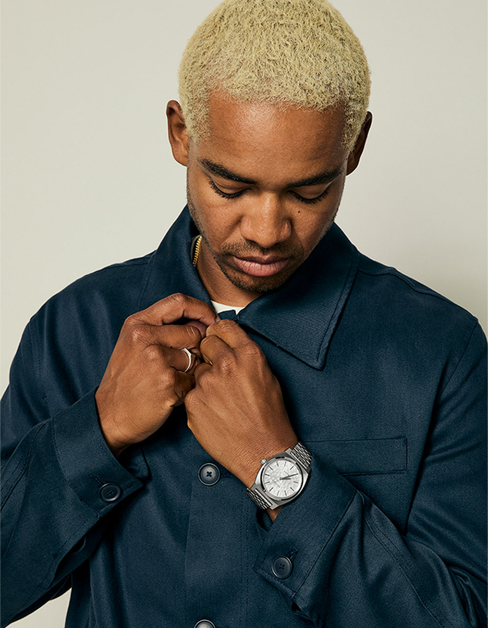 NIXON Time Teller Solar Watch - SILVER