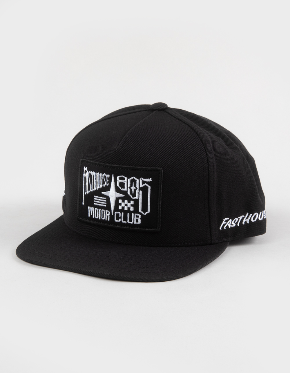 FASTHOUSE x 805 Motor Club Snapback Hat - BLACK