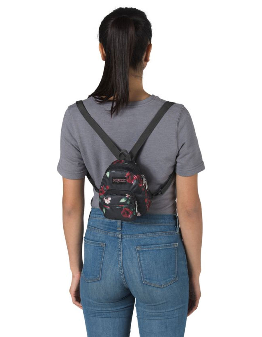 JANSPORT Quarter Pint Love Spell Mini Backpack BLKCO JS0A47KG74L