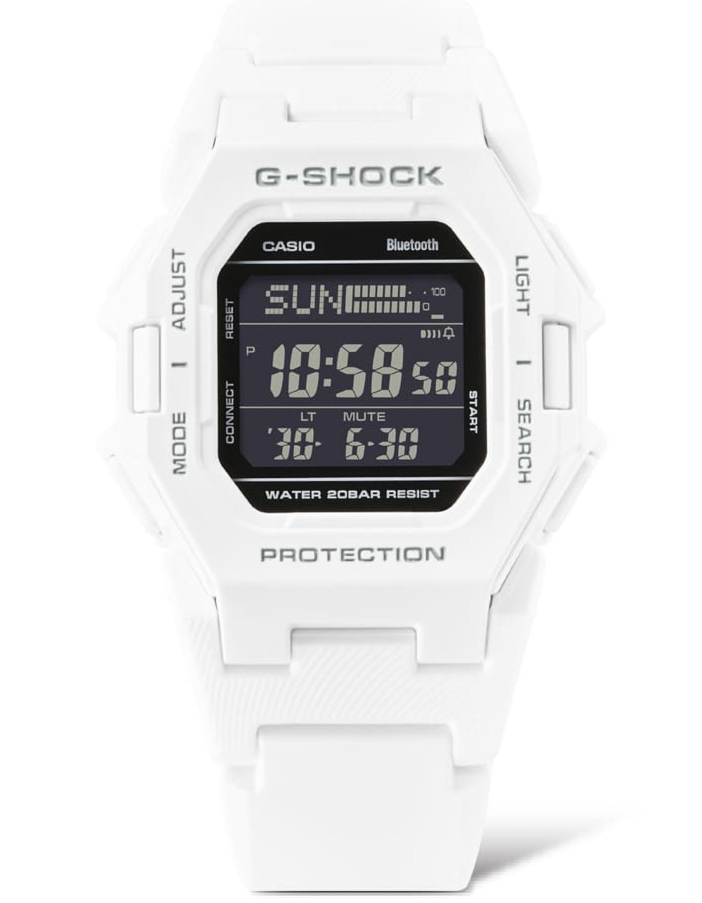 G-SHOCK GDB500-7 Watch - WHT/BLK