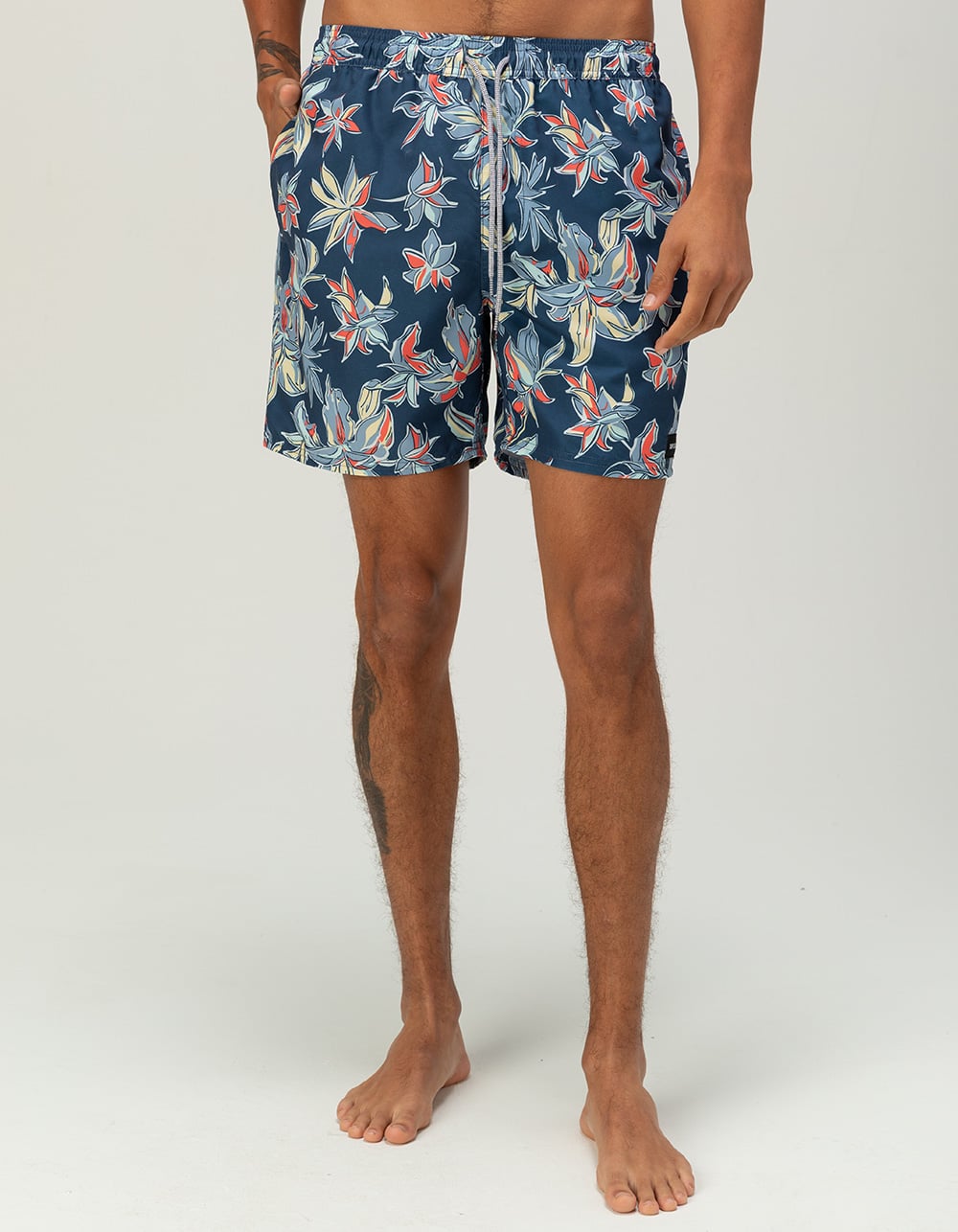 RIP CURL Daily Floral Mens Swim Trunks - NAVY COMBO