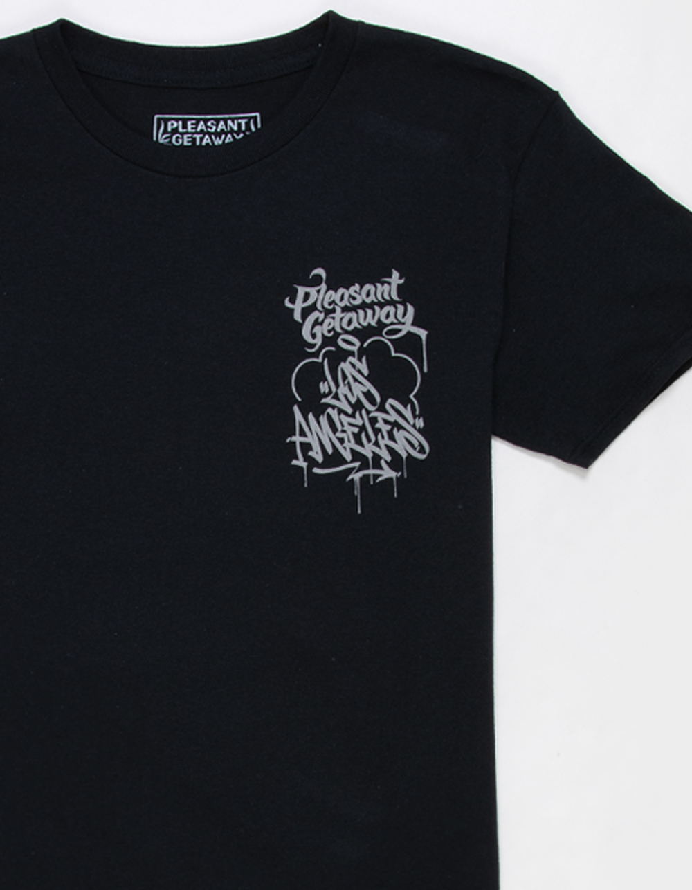 PLEASANT GETAWAY LA Doberman Boys Tee - BLACK