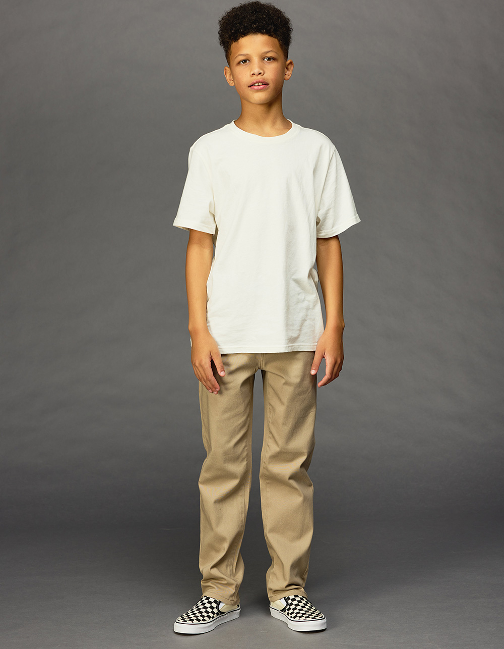 RSQ Boys Slim Chino Pants - KHAKI