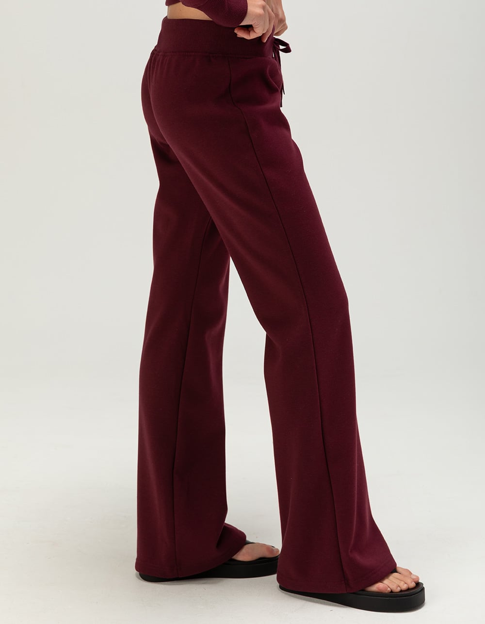 FULL TILT Wing Graphic Womens Bootcut Sweatpants - FIG