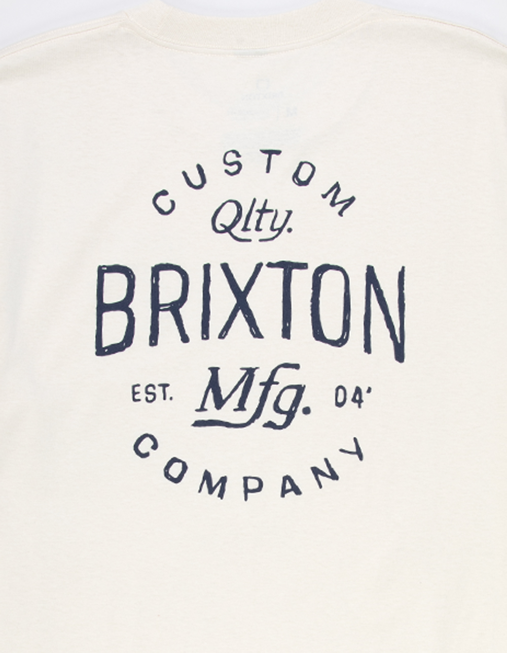 BRIXTON Fremont Mens Tee - CREAM