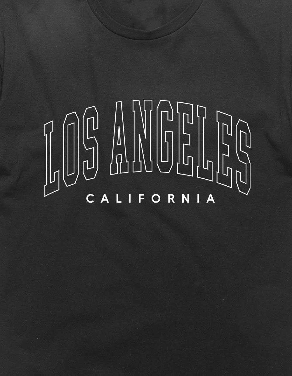 LOS ANGELES California Unisex Tee BLACK Tillys
