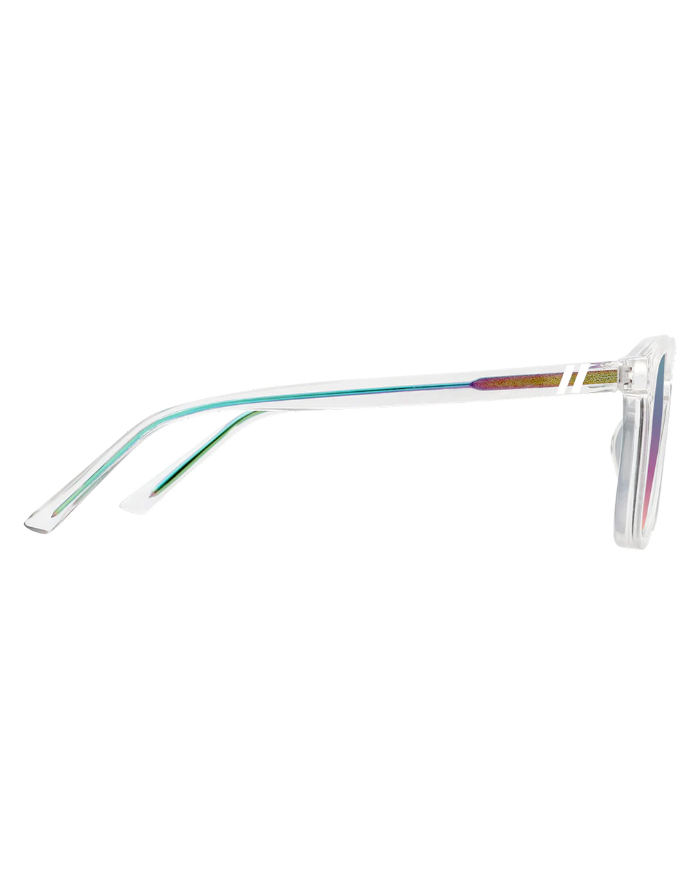 BLENDERS EYEWEAR Sydney Stellar Grace Polarized Sunglasses CLEAR