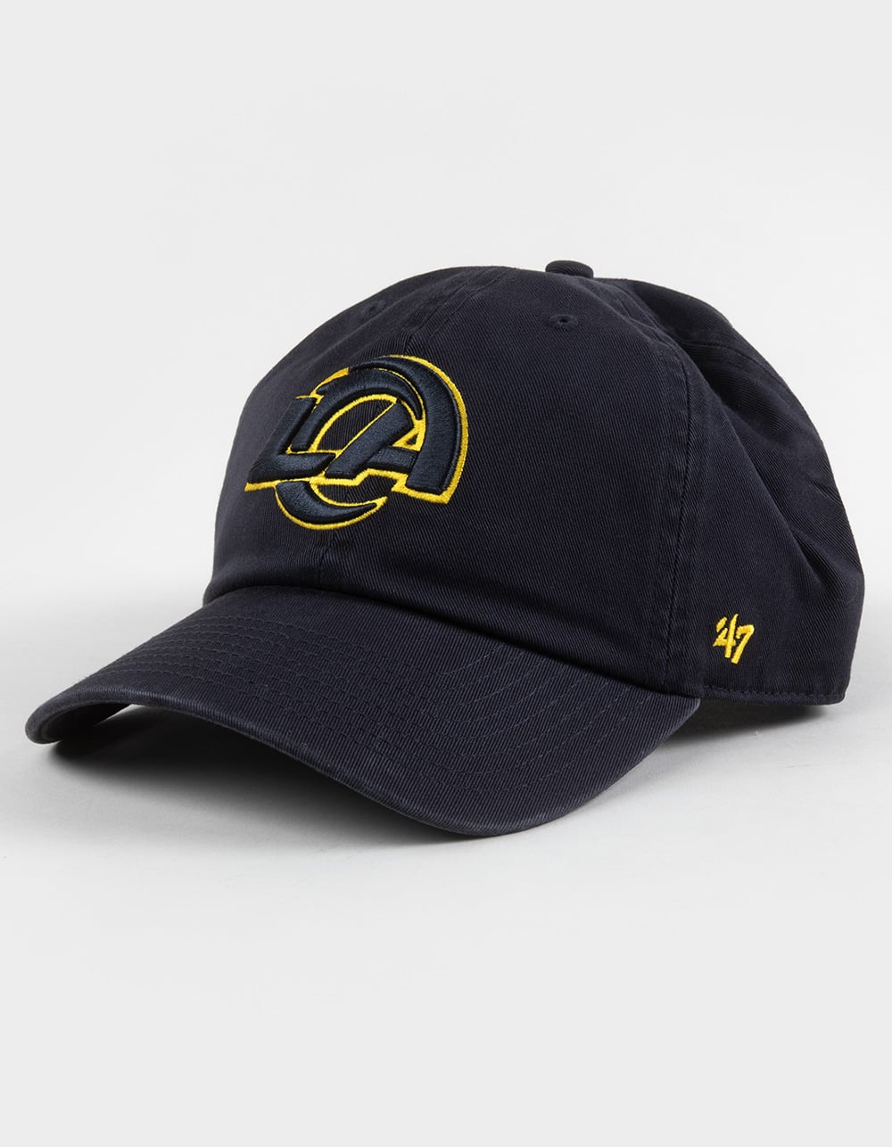 47 BRAND Los Angeles Rams '47 Clean Up Strapback Hat - BLUE COMBO
