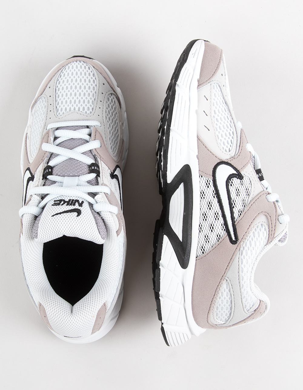 NIKE V5 Runner Suede Girls Shoes - WHT/LT PNK