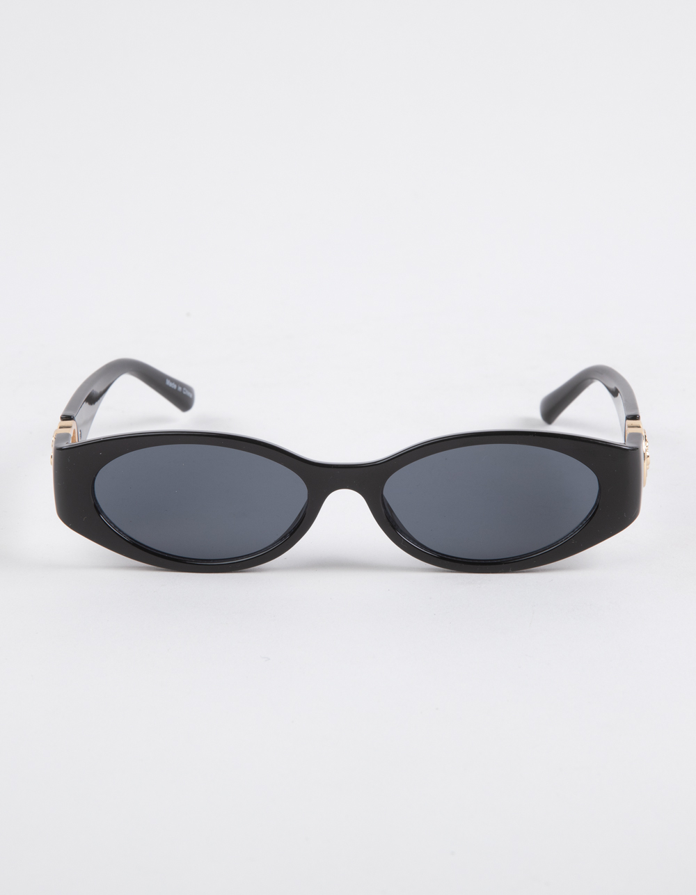 RSQ Bejeweled Plastic Sunglasses - BLACK