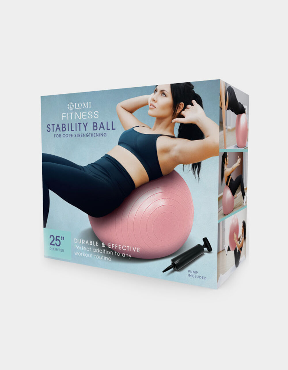 LOMI Fitness Stability Ball - PINK