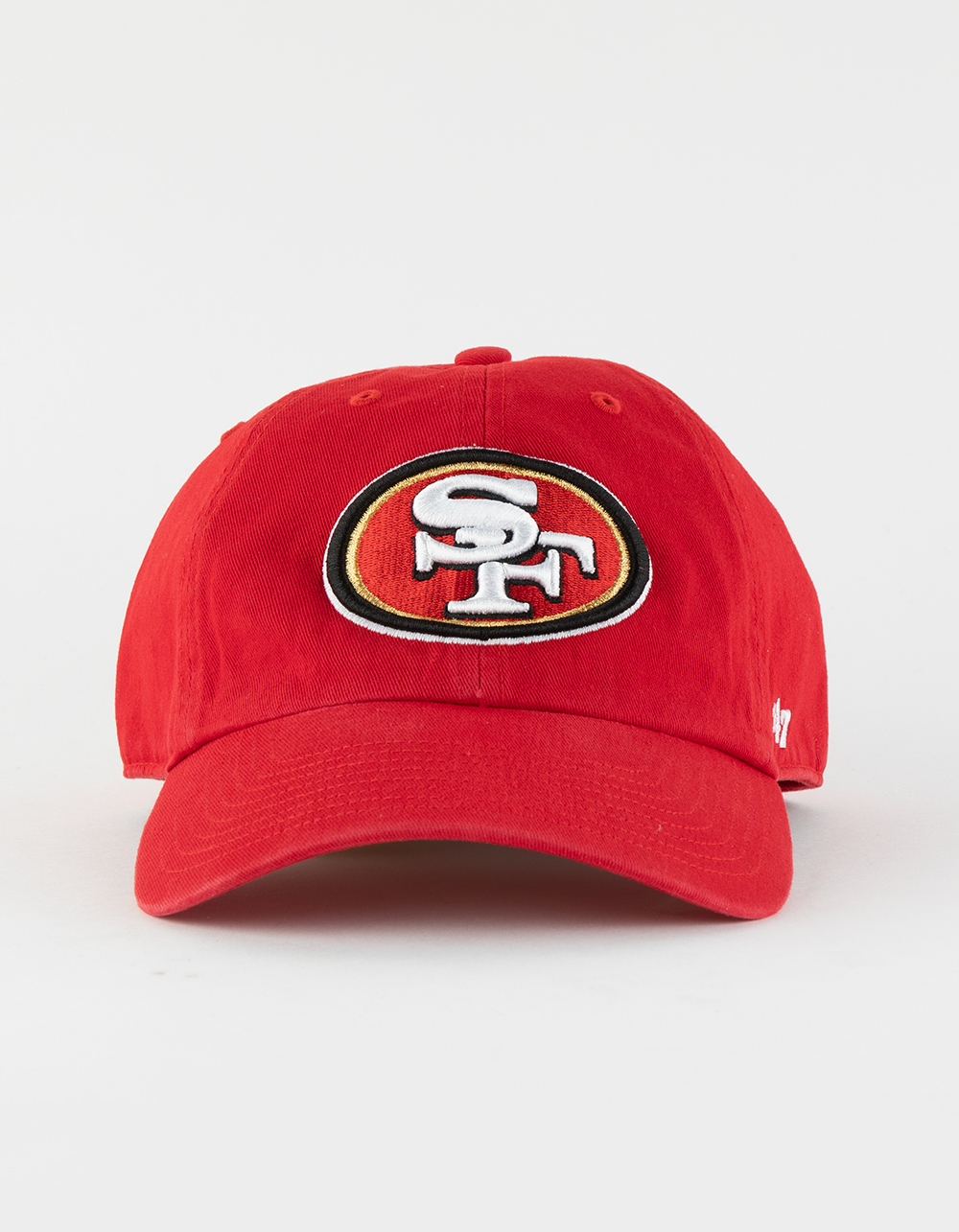 47 BRAND San Francisco 49ers '47 Clean Up Strapback Hat - RED