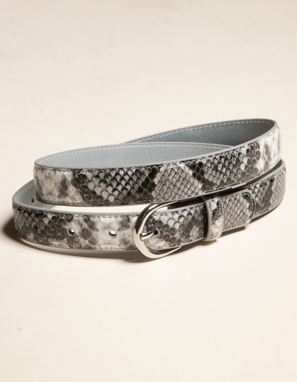Snake Print Silver Belt - SILVE | Tillys