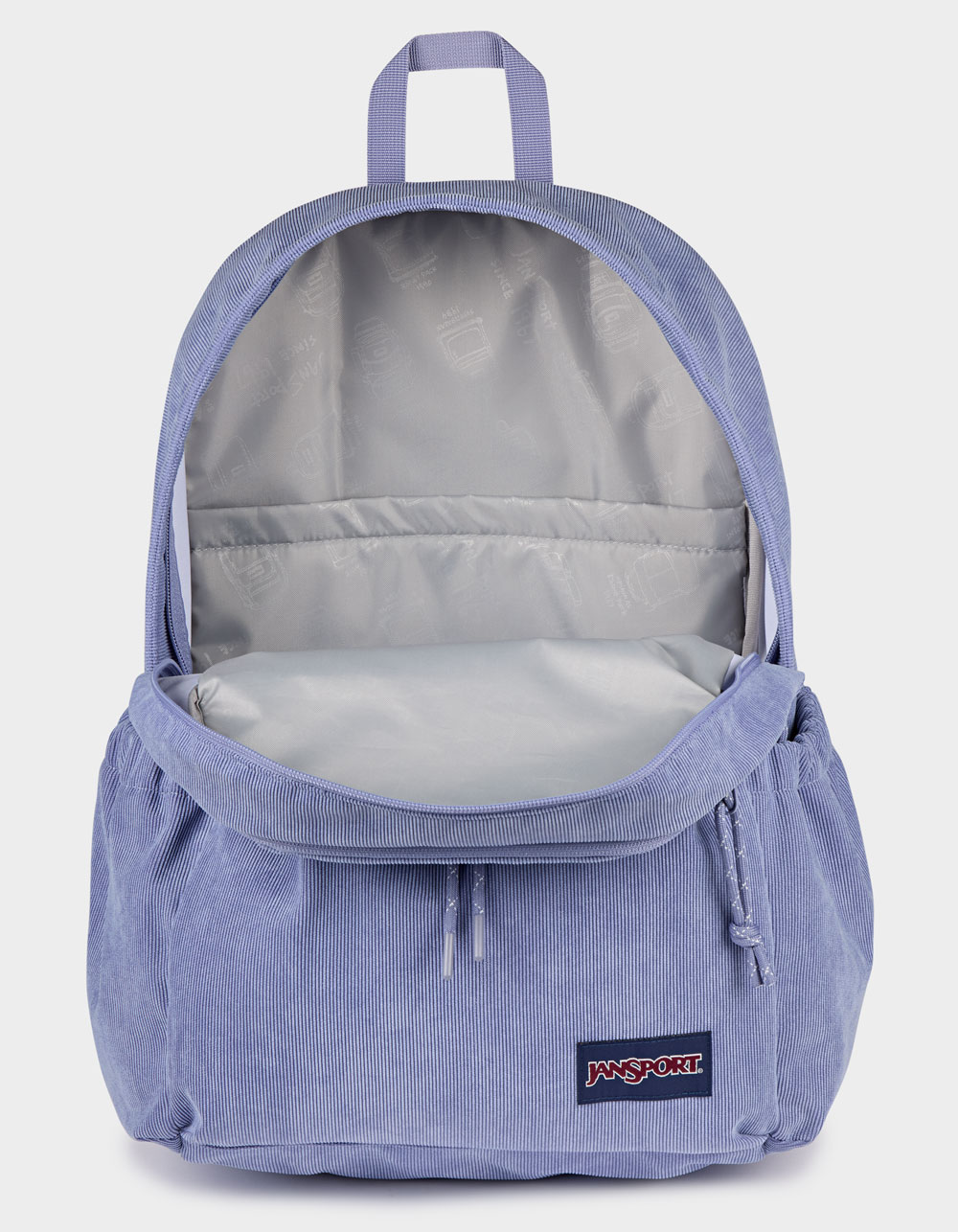 JANSPORT Lounge Pack FX Corduroy Backpack - LAVENDER ASH CORDUROY