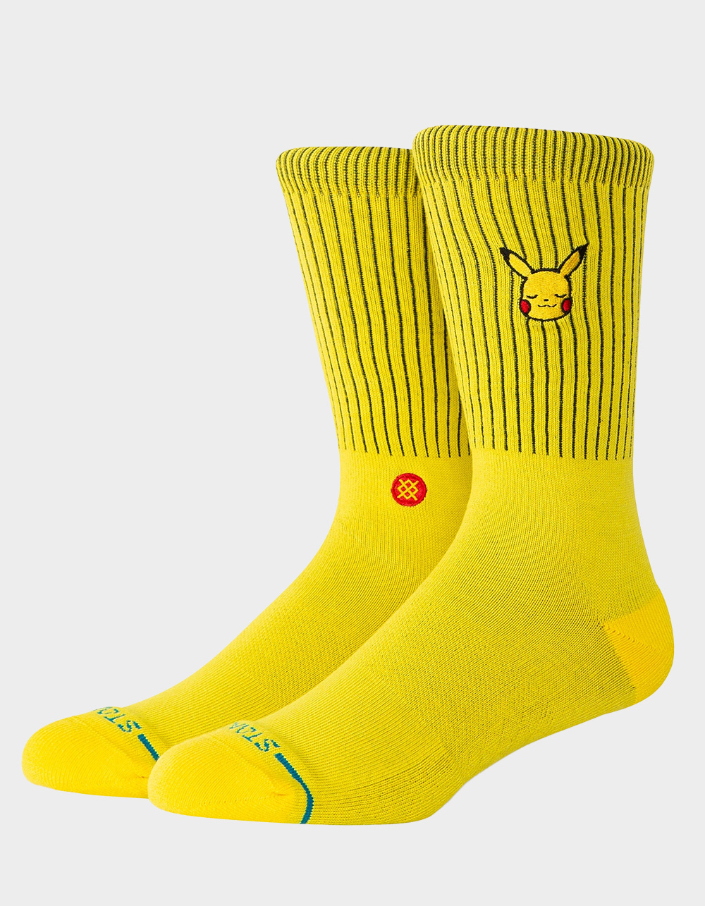 STANCE x Pokémon Pikachu Crew Socks - YELLOW