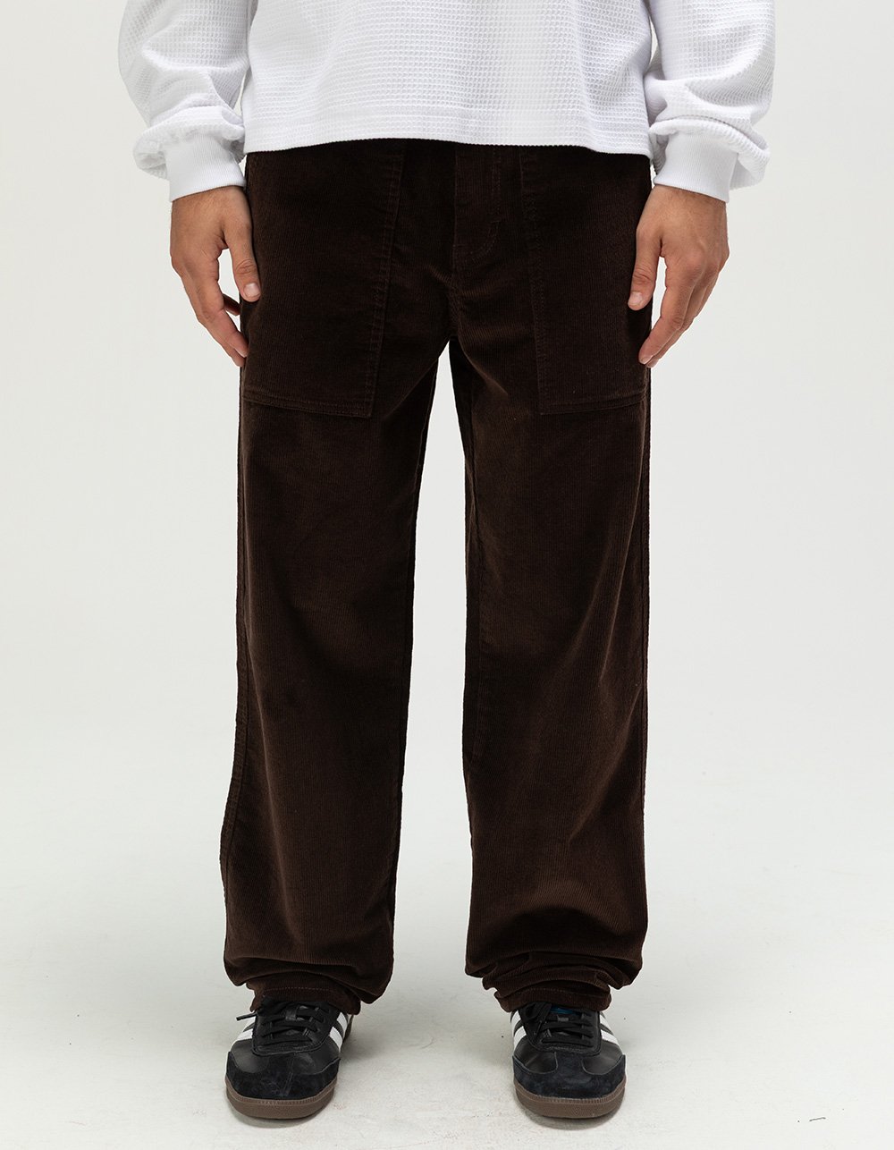 EZEKIEL Havenwood Mens Corduroy Pants - CHOCOLATE