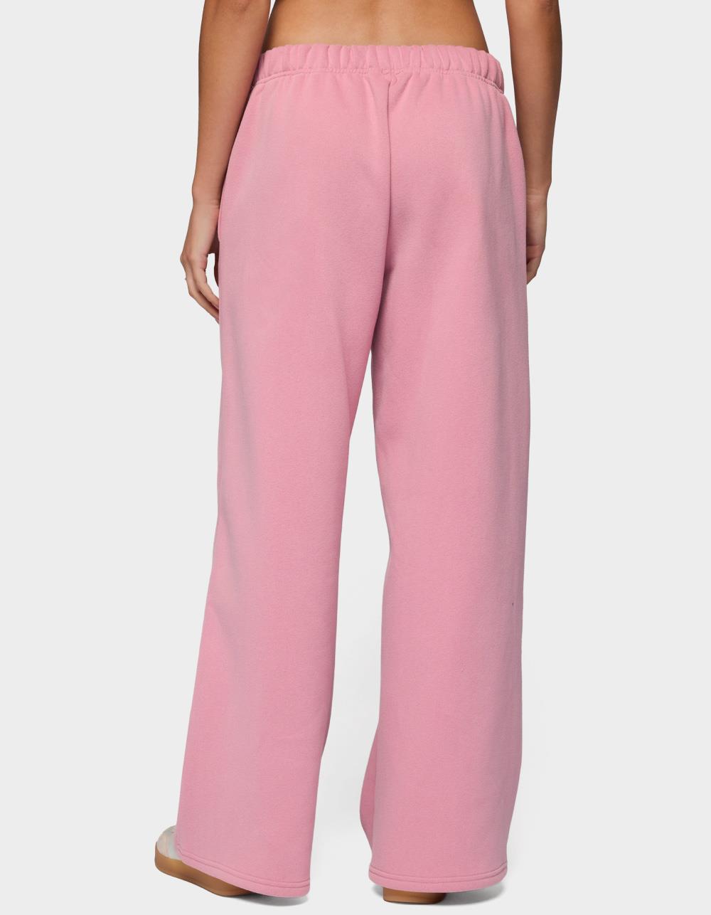 Edikted Basic Girl Wide Leg Sweatpants