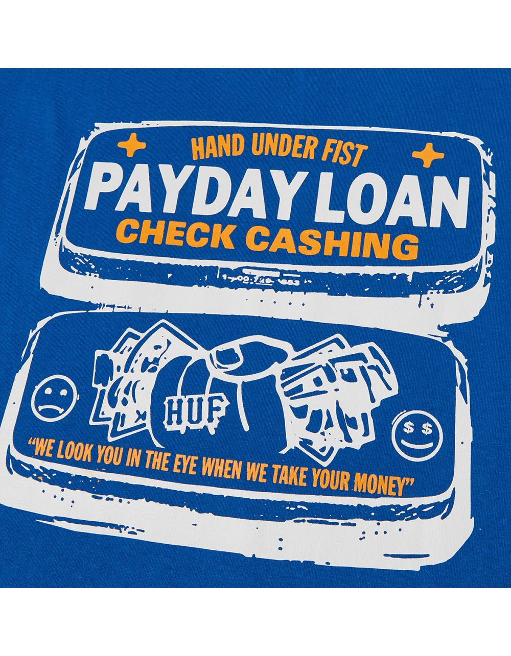 HUF Pay Day Mens Tee - COBALT
