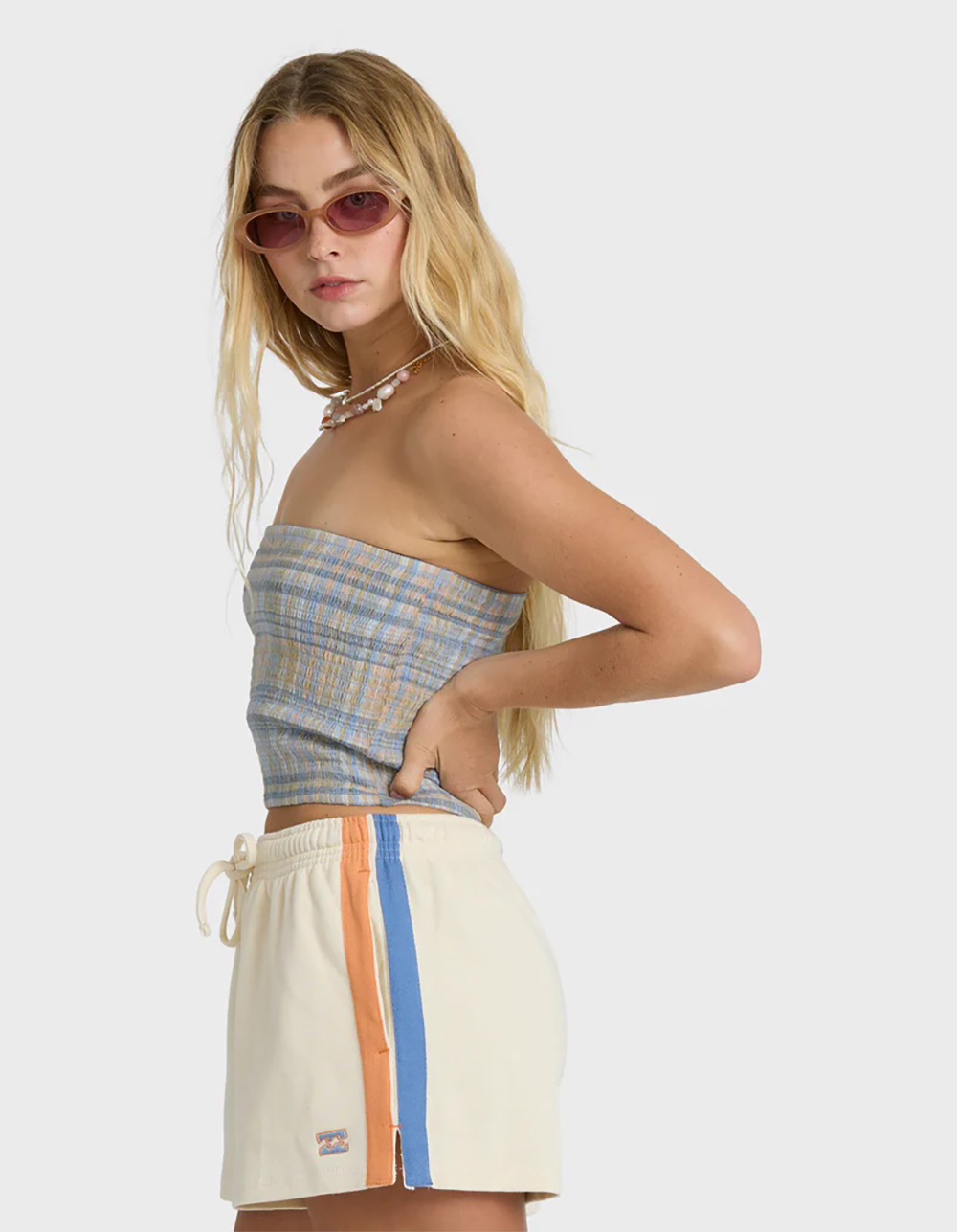 BILLABONG Keep It Simple 2 Womens Tube Top - BLUE COMBO