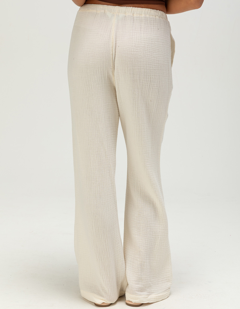 INDIGO REIN Gauze Womens Beach Pants - CREAM