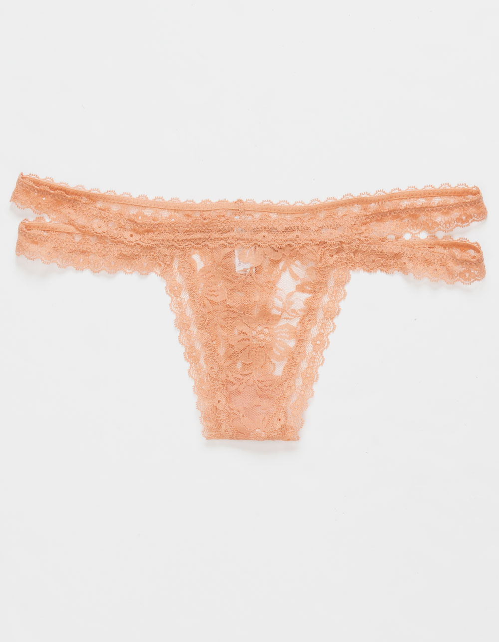 FULL TILT Lace Strappy Thong - NUDE
