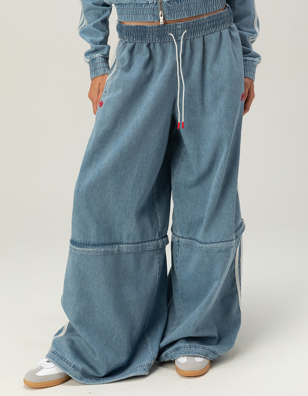 ADIDAS x Coca-Cola Firebird Womens Track Pants - LTBLU