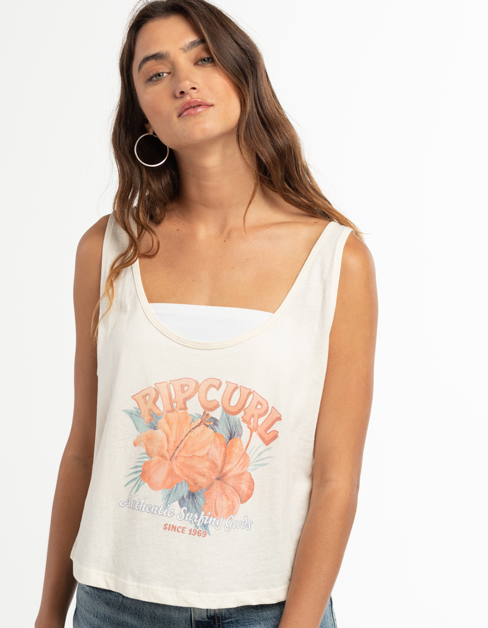 Rip Curl Womens Bells Tank Top (Deep Red) main image 0