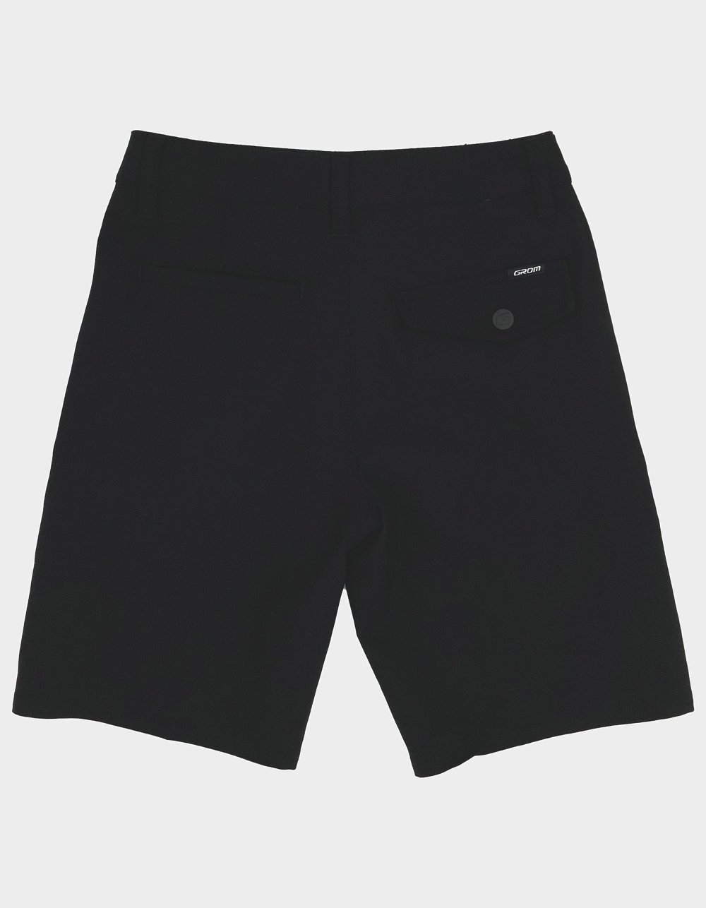 GROM Off Road 4-Way Stretch Wet Dry Boys Walk Shorts - BLACK