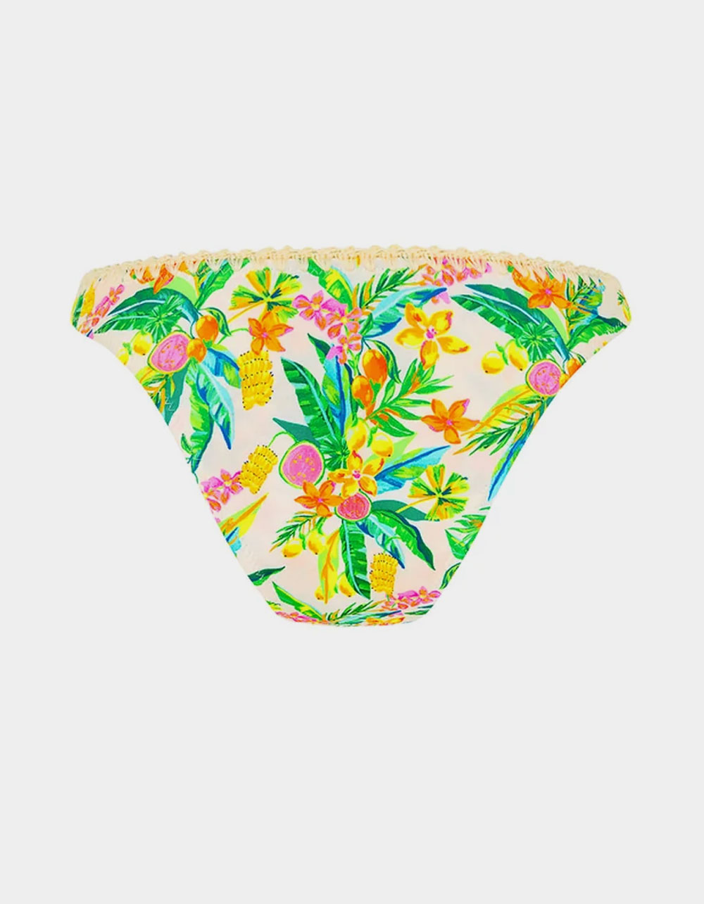 KULANI KINIS Golden Hour Crochet Cheeky Bikini Bottoms - YELLOW COMBO