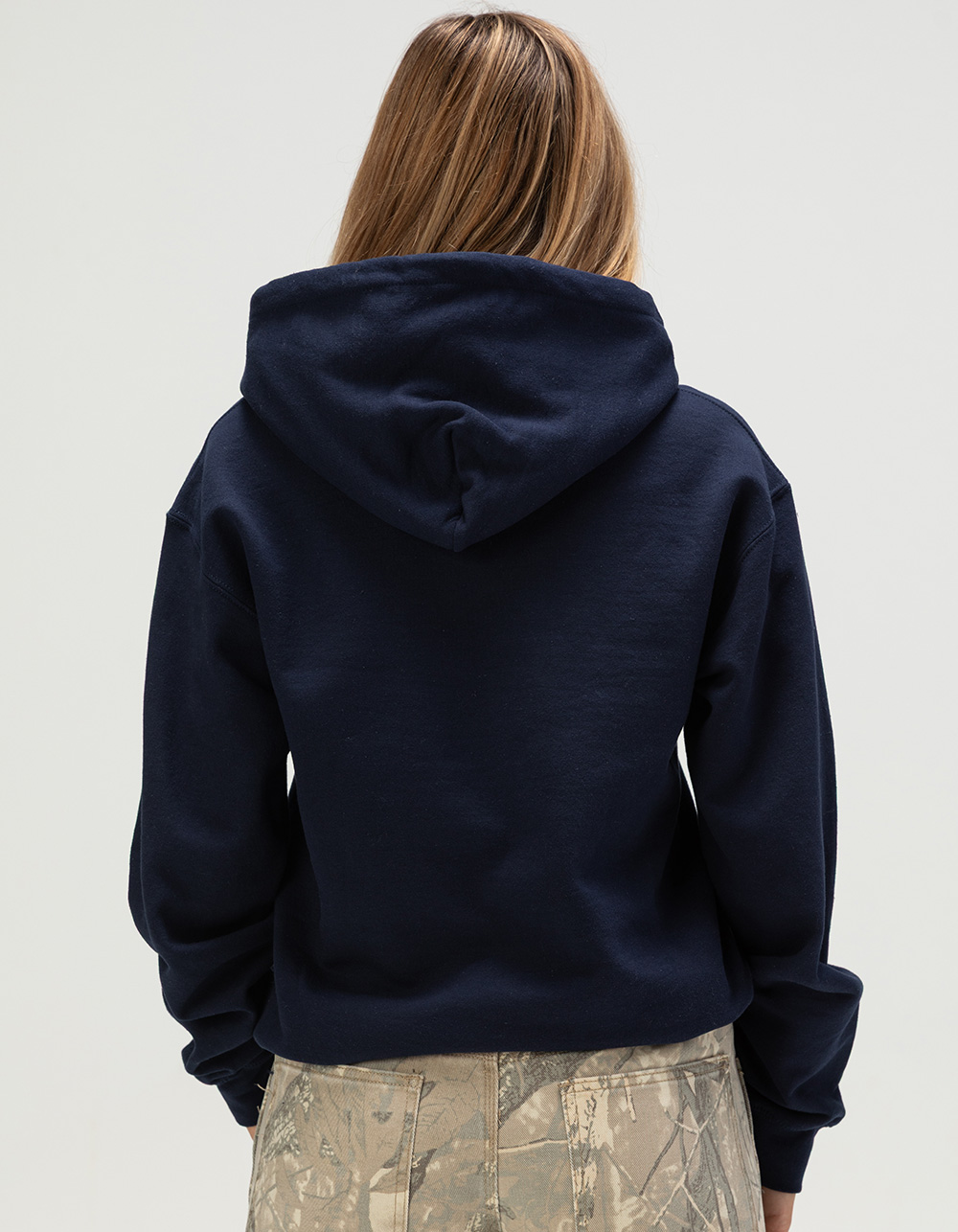 ORIGINAL RETRO BRAND University of Michigan Womens Hoodie - NAVY