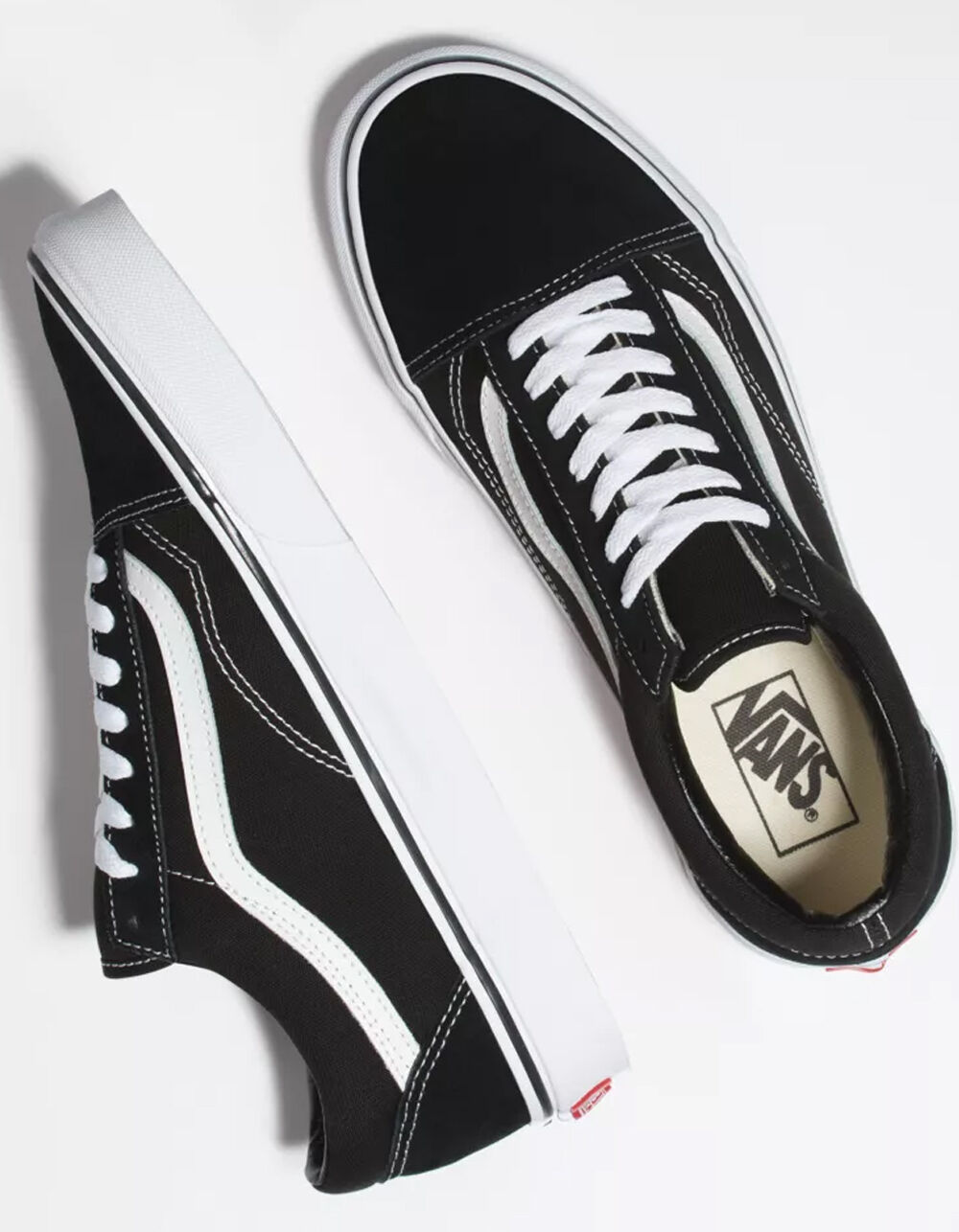VANS Old Skool Black & White Shoes - BLACK/WHITE