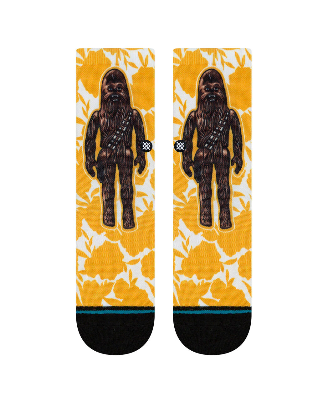 STANCE Star Wars Floral Chewie Kids Crew Socks image number 1