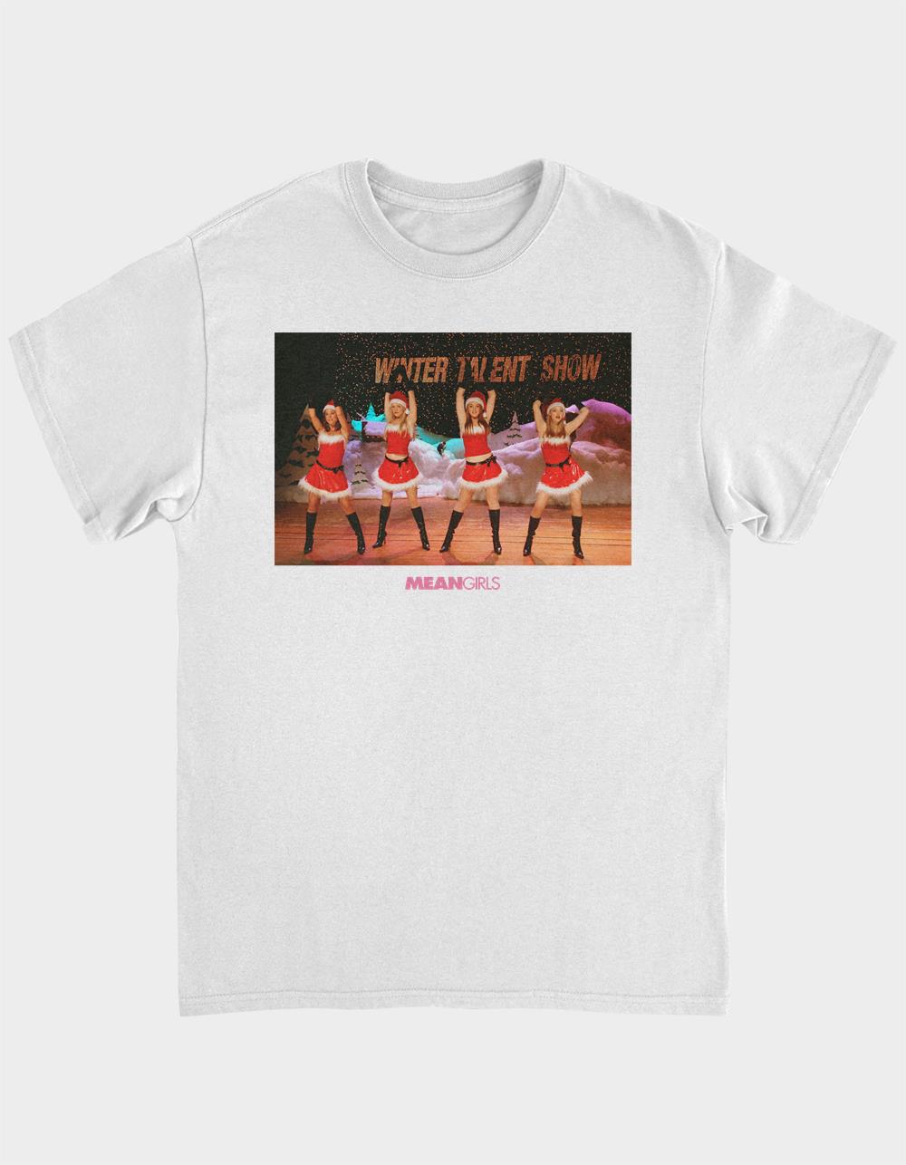 MEAN GIRLS Jingle Bell Rock Dance Unisex Tee - WHITE