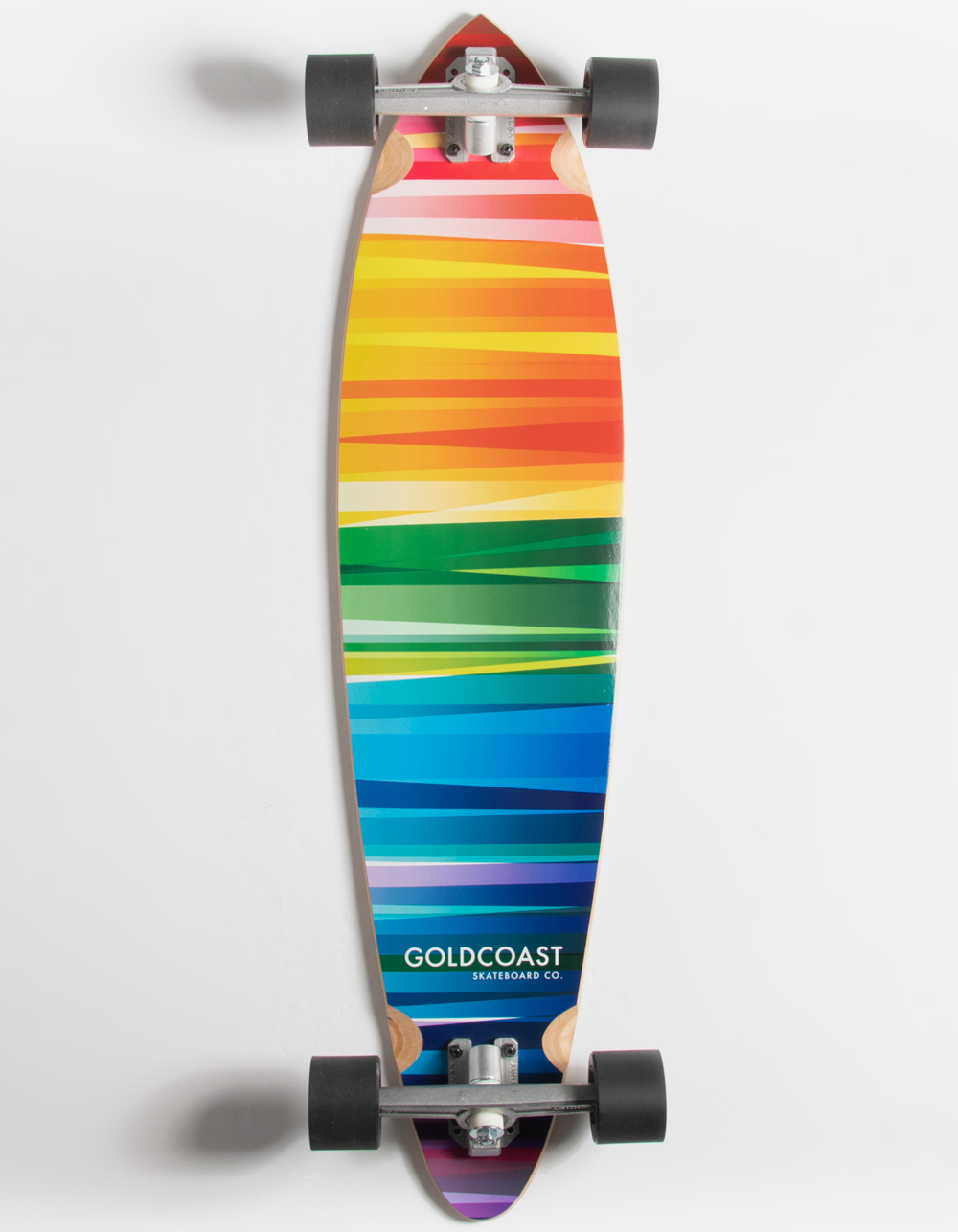 GOLDCOAST Rainbow Wrap Pintail 37.75" Longboard Skateboard