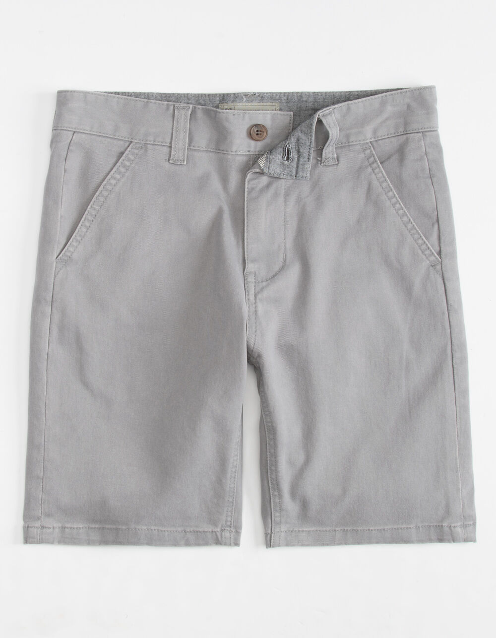 CHARLES AND A HALF Lincoln Stretch Grey Boys Shorts GREY Tillys