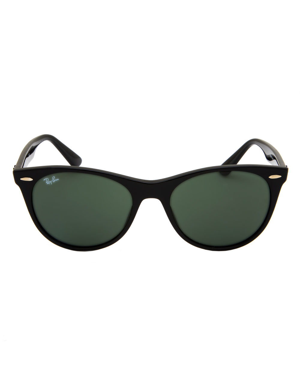 RAY-BAN Wayfarer II Classic Black & Green Classic Polarized Sunglasses image number 1