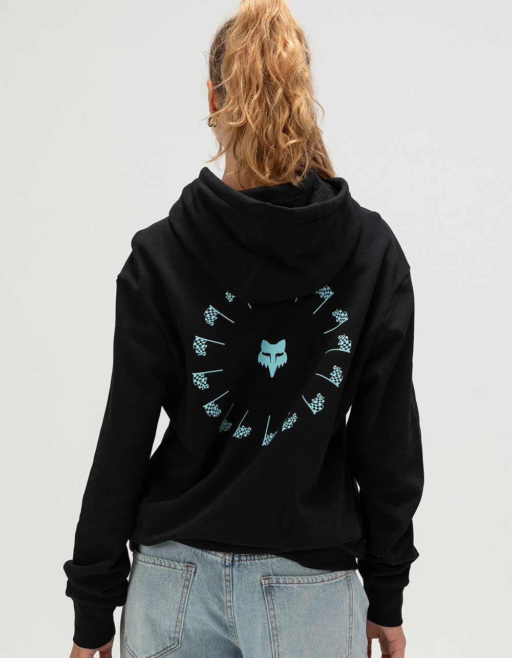 FOX Winners Circle Womens Hoodie - BLACK