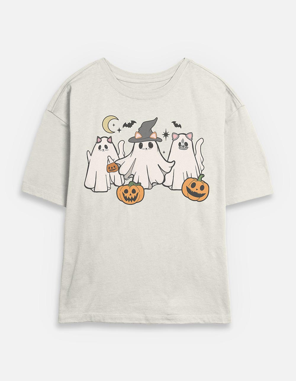 GHOST Cat Ghosts Unisex Tee - CREAM