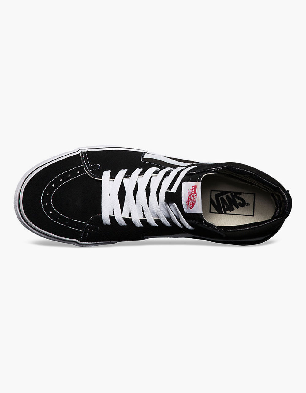 VANS Sk8-Hi Black & White Shoes - Black/White