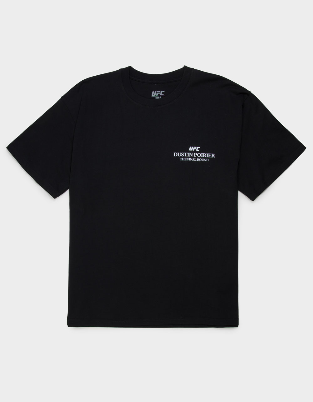 UFC Poirier Final Round Mens Boxy Tee - BLACK