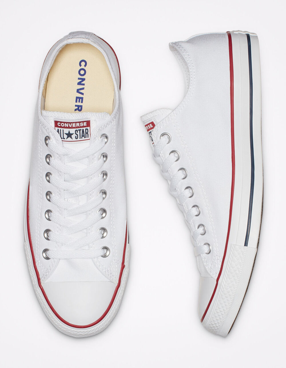 CONVERSE Chuck Taylor All Star WHITE Low Top Shoes
