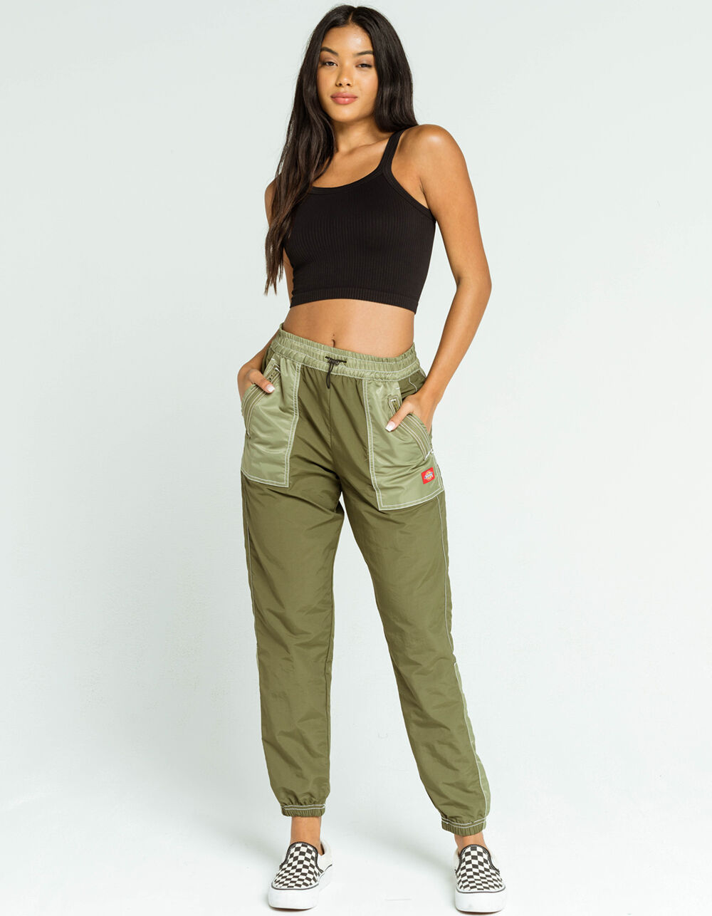 DICKIES Womens Jogger Pants - OLIVE | Tillys