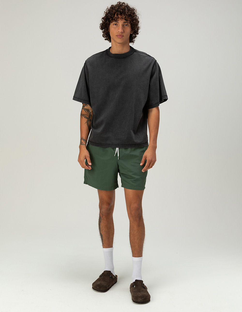 RSQ Mens Boxy Tee - BLACK