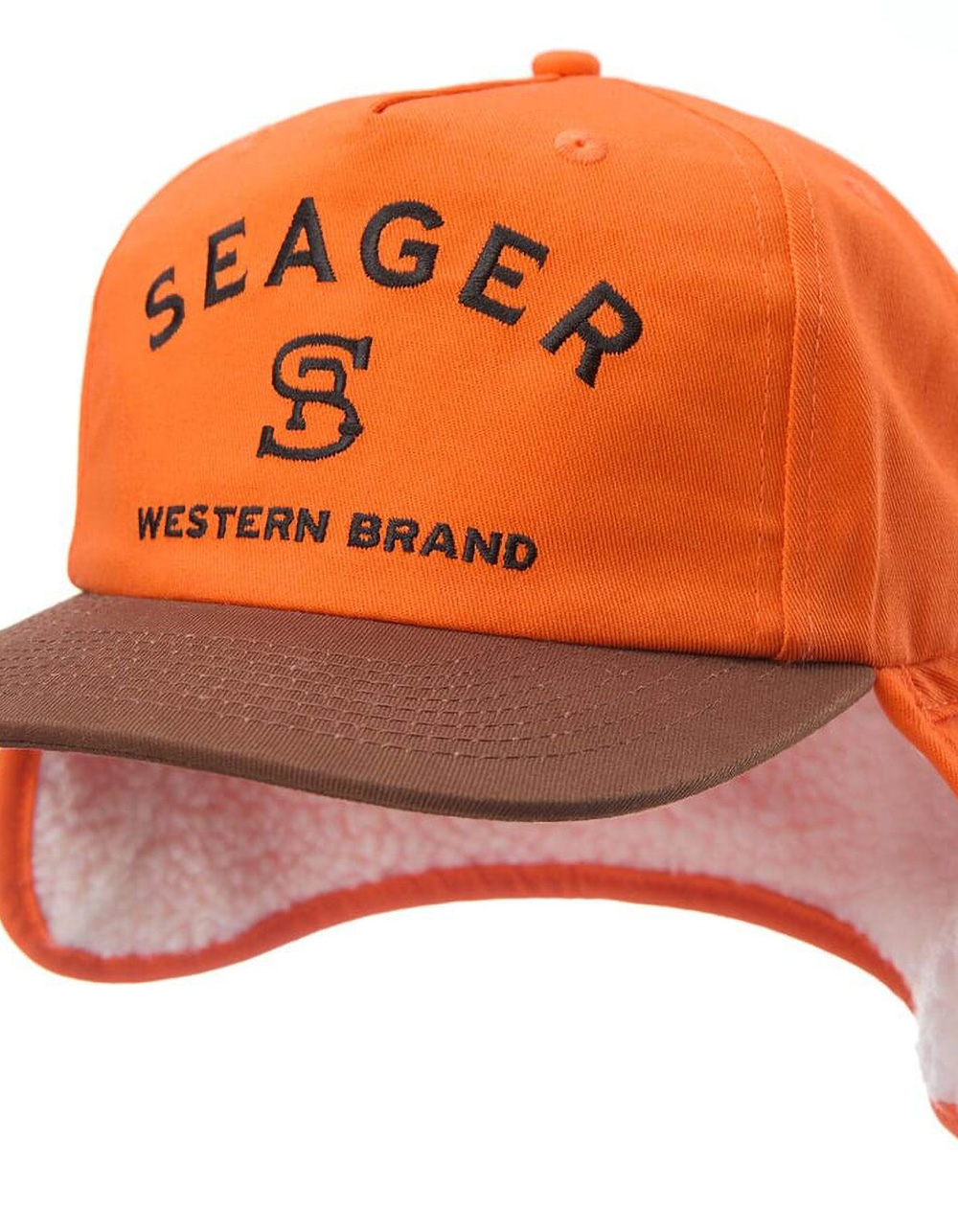 SEAGER Branded Flapjack Hat - ORANGE