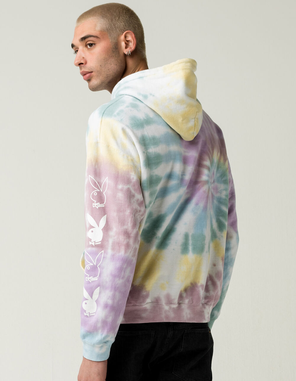 PLAYBOY Tie Dye Mens Hoodie MULTI Tillys